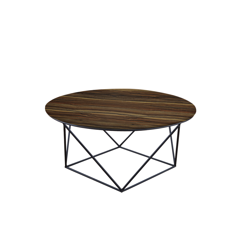 Marble Coffee Table Round Geo