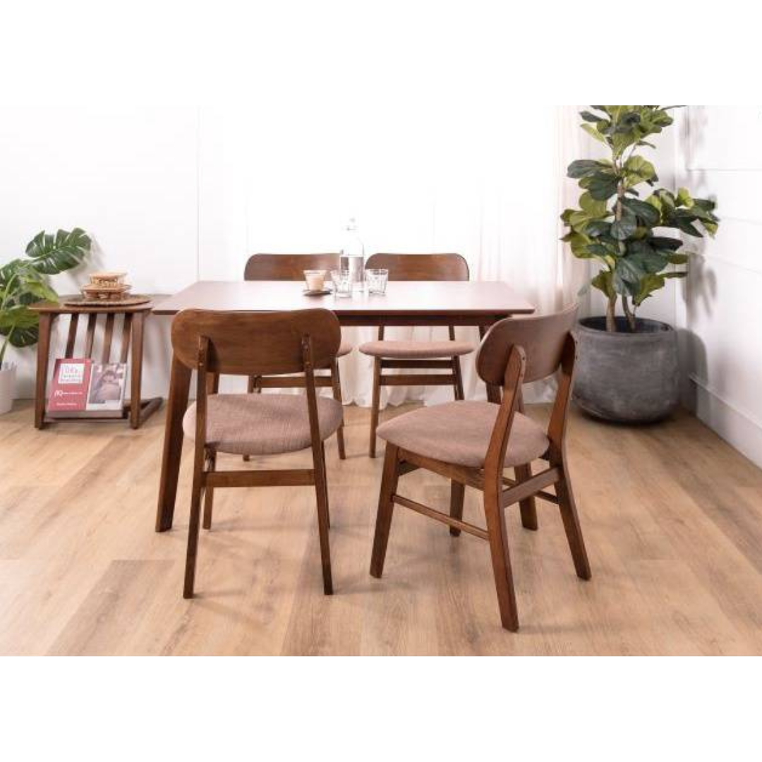 ANNA Table (1.2 meter / 4 feet) | brown colour